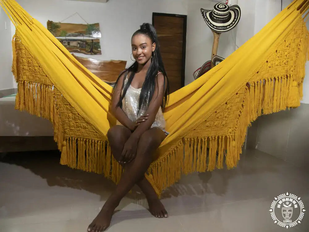 hamac l macrame corail 2